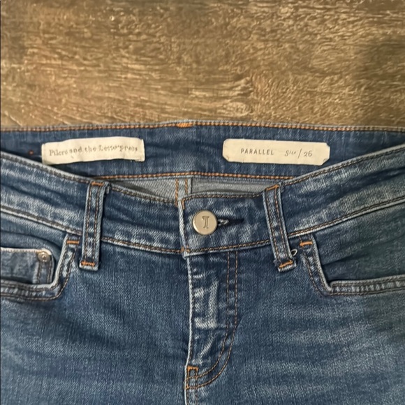 Anthropologie Pilcro and the Letterpress Blue Straight Leg Jeans - Picture 2 of 11